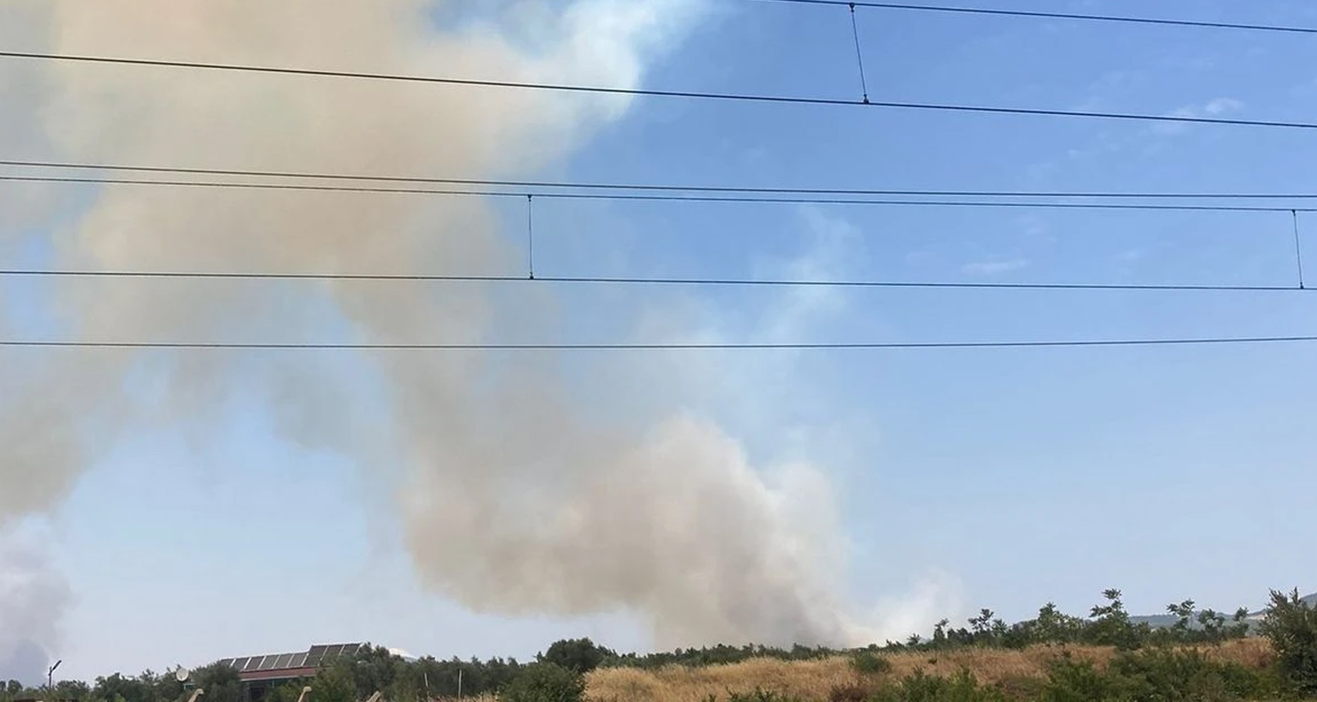 Saruhanlı’da orman yangını!