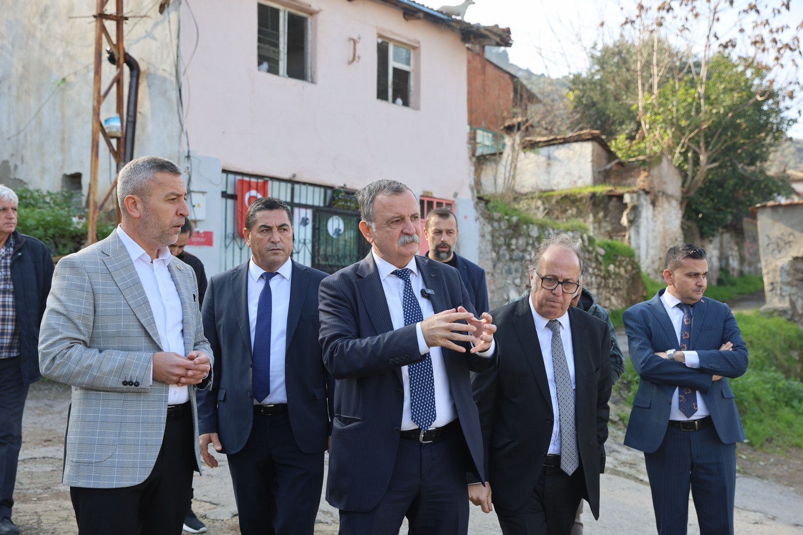 BAŞKAN BALABAN MUTLU’DA İNCELEMELERDE BULUNDU